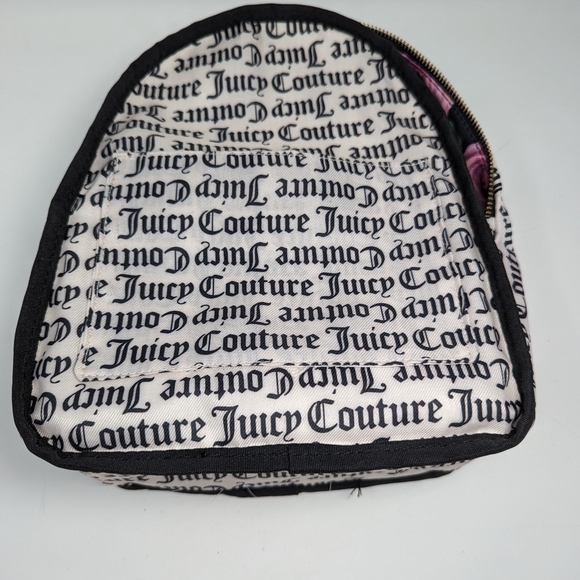 Juicy Couture Multi Rose Fabric Backpack & Heart Shaped Coin Purse - Picture 6 of 16
